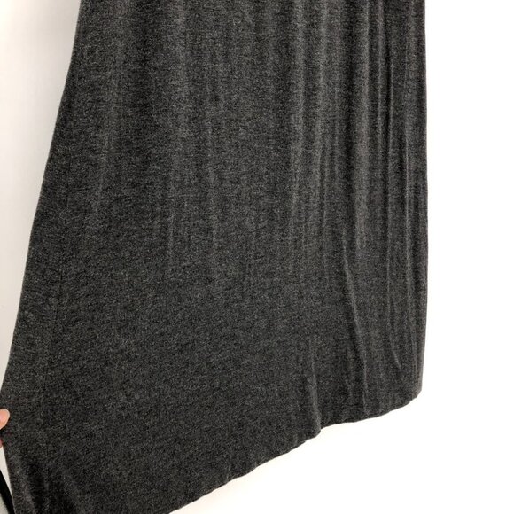 Popana charcoal grey maxi stretchy skirt size elastic  waistband XL - Picture 5 of 12